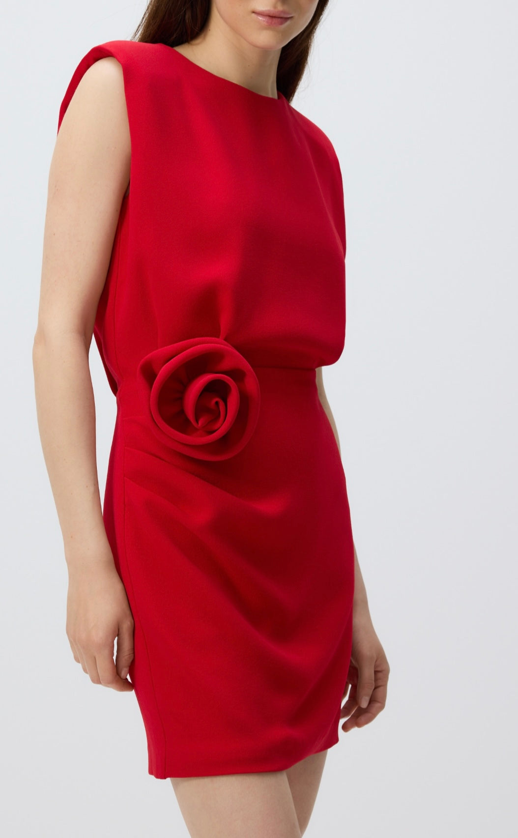 V-Mini Robe rouge
