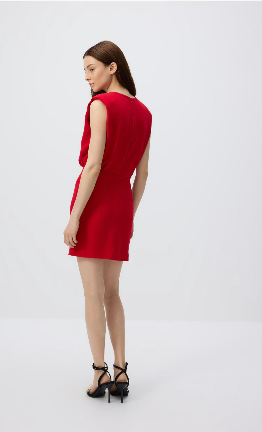 V-Mini Robe rouge