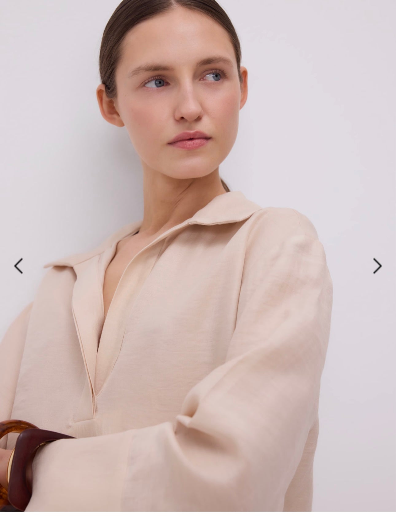 X-blouse beige