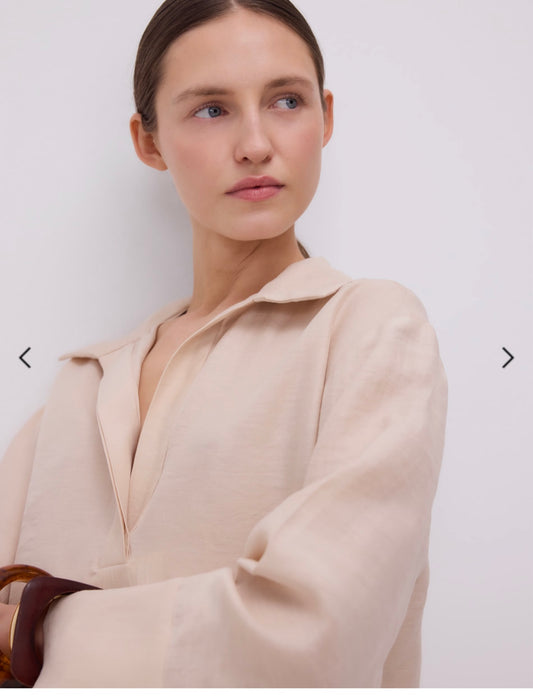 X-blouse beige
