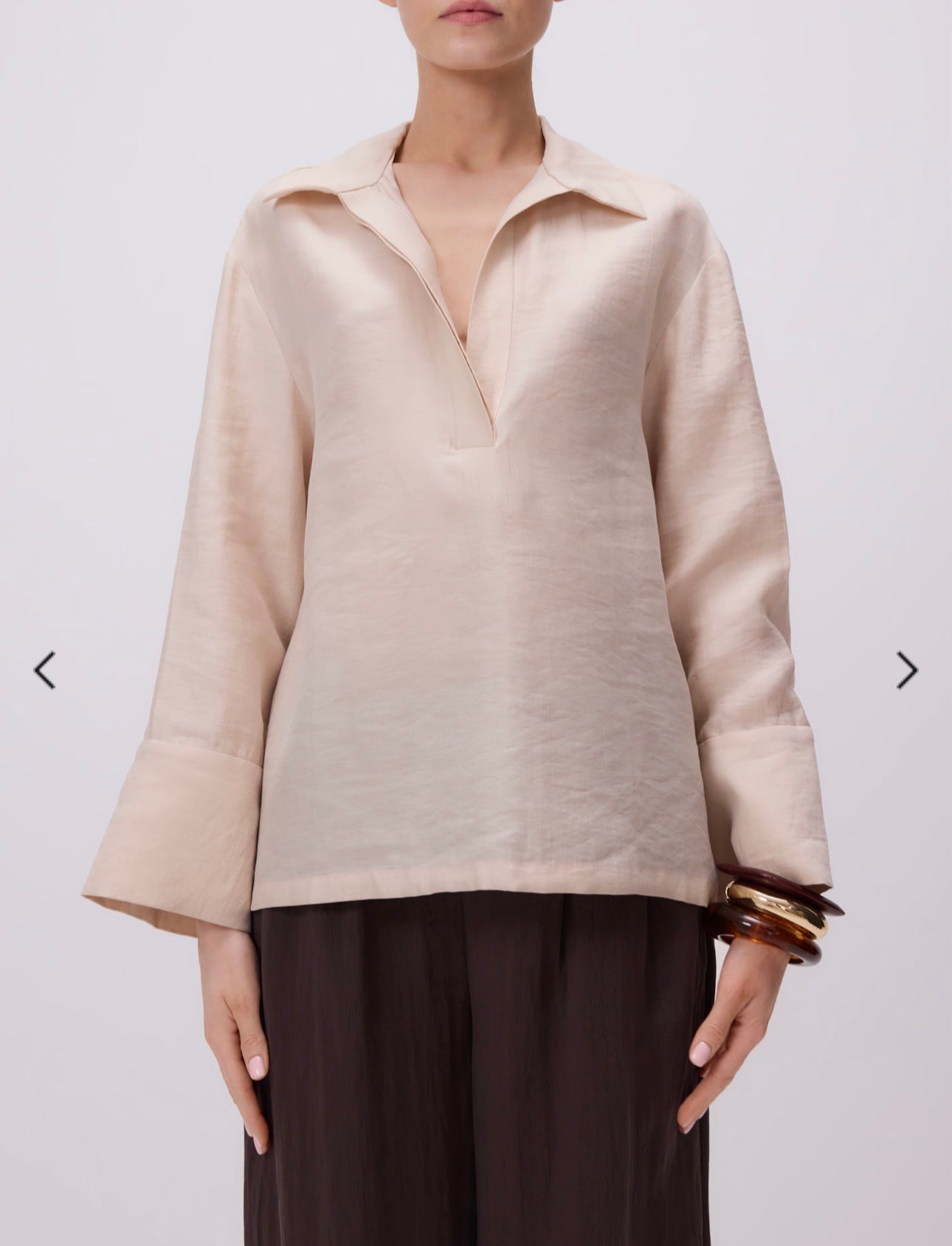 X-blouse beige