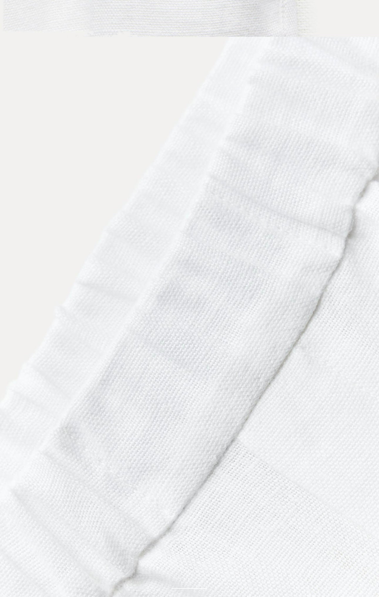 W-Pantalon blanc en lin