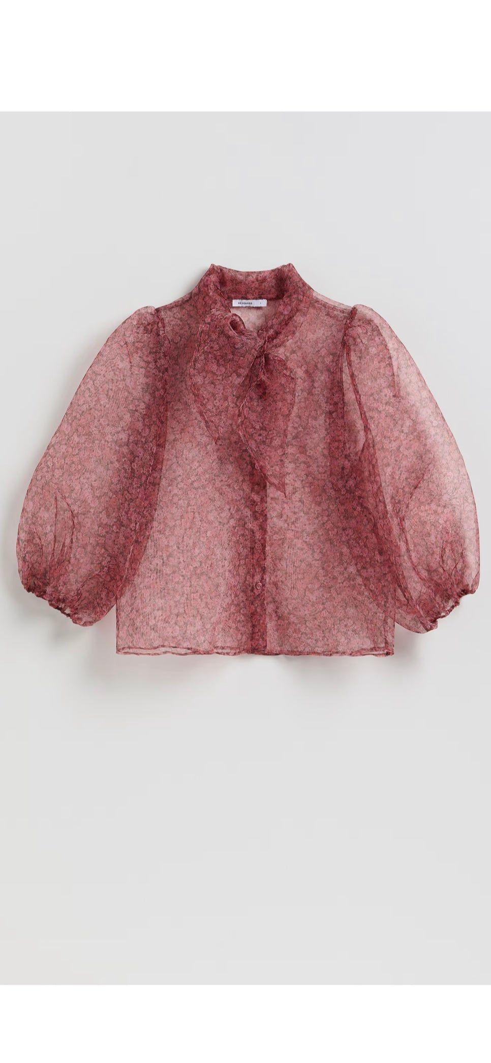 I-Chemise bordeaux