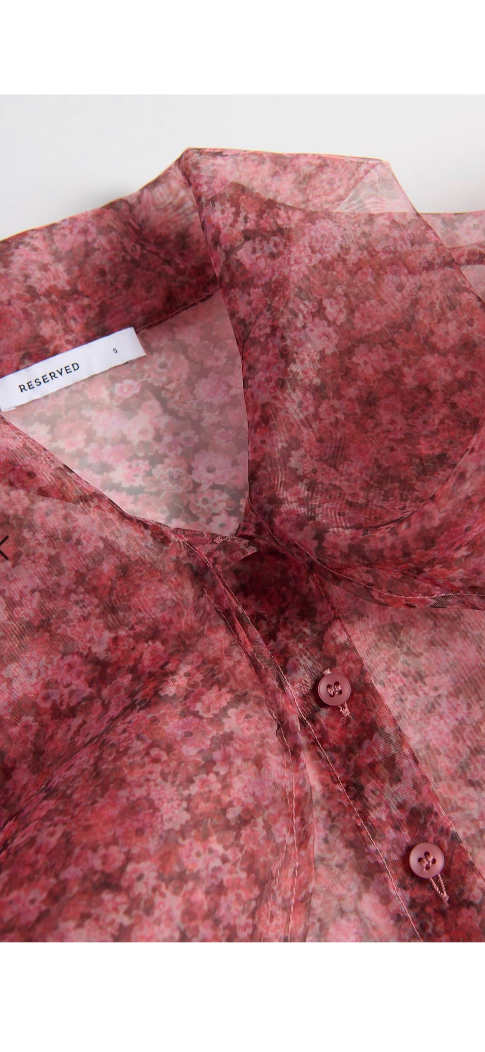 I-Chemise bordeaux