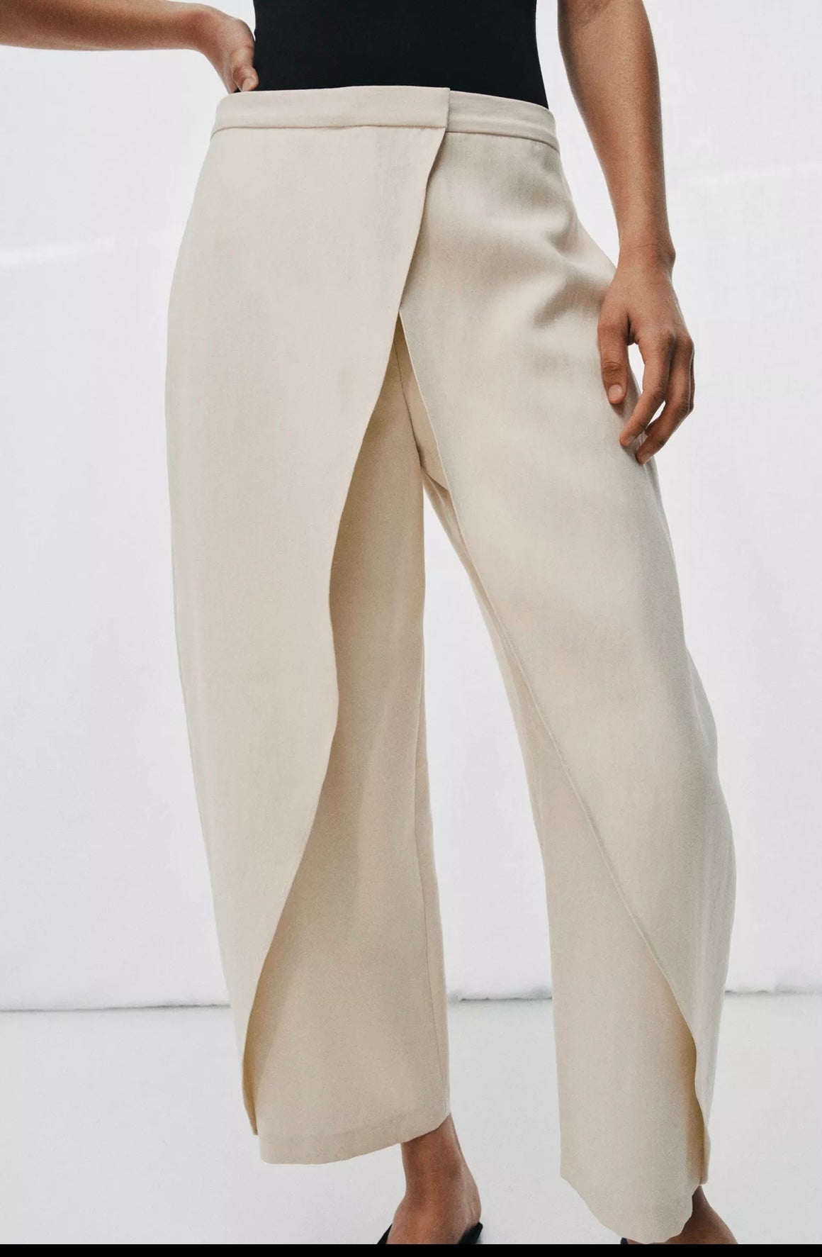 H-Pantalon ecru
