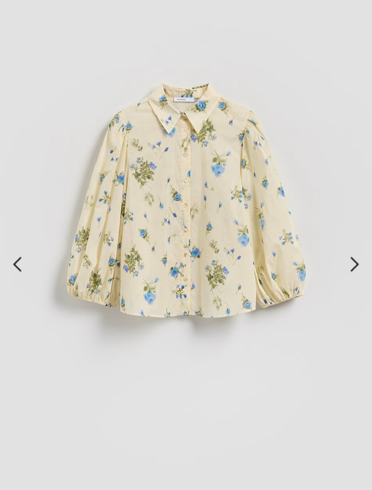D-chemise en Lin bleu