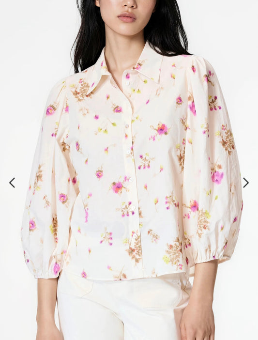 T-Chemise pink en Lin